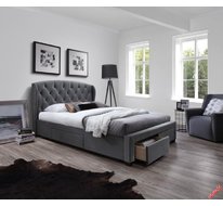 Кровать Halmar SABRINA 160 (серый)
